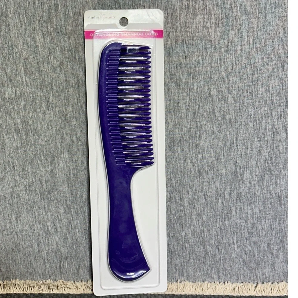 Studio 35 Beauty Detangling Shampoo Comb Purple Wide Tooth Retired by Walgreens